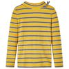 Kids' T-shirt with Long Sleeves Ochre 104