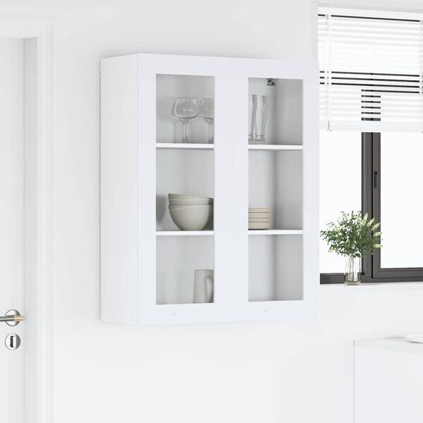 vidaXL Hanging Cabinet White 80 x 31 x 100 cm Engineered Wood
