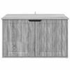 vidaXL Cat House Grey Sonoma 85 x 55 x 50.5 cm Engineered Wood