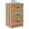 vidaXL Bedside Cabinet Artisan oak 38 x 38 x 66 cm Engineered wood