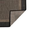 vidaXL Outdoor Flatweave Rug 100x200 cm Dark Brown
