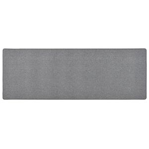 vidaXL Carpet Runner | Dark grey | Needle-punched fabric (100% polypropylene)
