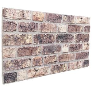 vidaXL Wall Panels 10 pcs Dark Brown 100 x 50 cm EPS Foam