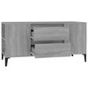 vidaXL TV Cabinet Grey Sonoma 102x44.5x50 cm Engineered Wood