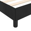 vidaXL Bed Frame without Mattress Black 120x190 cm Small Double Velvet