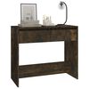 vidaXL Console Table Smoked Oak 89x41x76.5 cm Engineered Wood