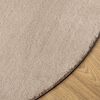 vidaXL Rug HUARTE Short Pile Soft and Washable Sand &Oslash; 120 cm