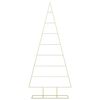 vidaXL Metal Christmas Tree with Stand Gold 210 cm Powder-coated steel
