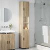 vidaXL Bathroom Cabinet with Storage Sonoma Oak 30 x 35 x 192 cm