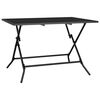 vidaXL Folding Garden Table Anthracite 110x80x72 cm Steel Mesh