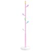 vidaXL Coat Stand Pink 172 cm Powder-coated Iron