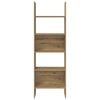 vidaXL Book Cabinet Artisan Oak 60 x 35 x 180 cm Engineered Wood