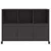 vidaXL Sideboard Black 100.5x39x72 cm Steel