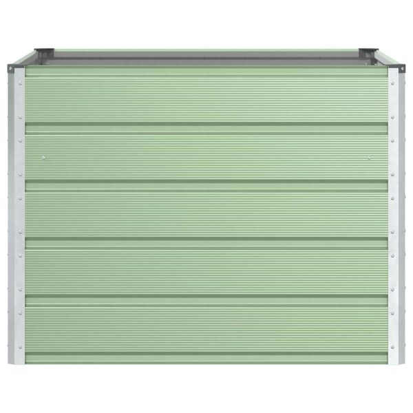 vidaXL Planter Pastel Green 100 x 100 x 75 cm Steel