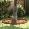 vidaXL Lawn Edging 4 pcs Rusty 450 x 0.05 x 20 cm Weathering Steel