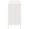 vidaXL Sideboard White 101.5x39x73.5 cm Cold-rolled Steel