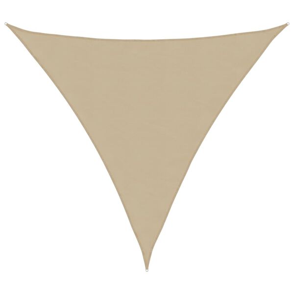 vidaXL Sun Shade Sail Beige 2x2x2 m 100% Polyester Oxford