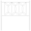 vidaXL Metal Replace Headboard White 90 cm