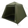 vidaXL Fishing Tent 4-Person Olive Green Quick Release