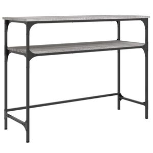 vidaXL Console Table Grey Sonoma 100x35.5x75 cm Engineered Wood
