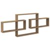 vidaXL Wall Shelf Artisan Oak 130 x 10 x 50 cm Engineered Wood