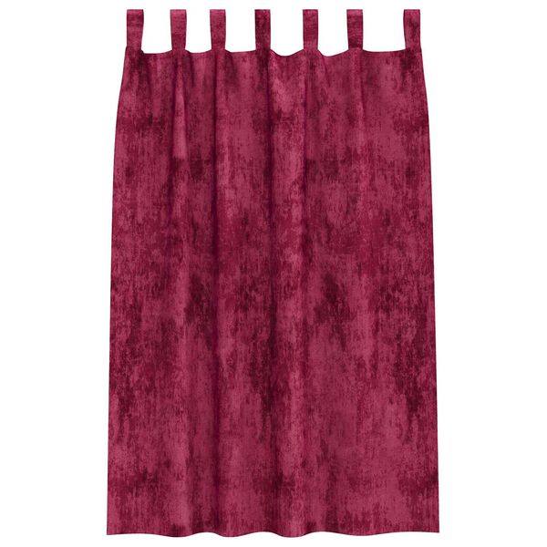 vidaXL Velvet Curtains 2 pcs Wine red 175 x 140 cm Velvet