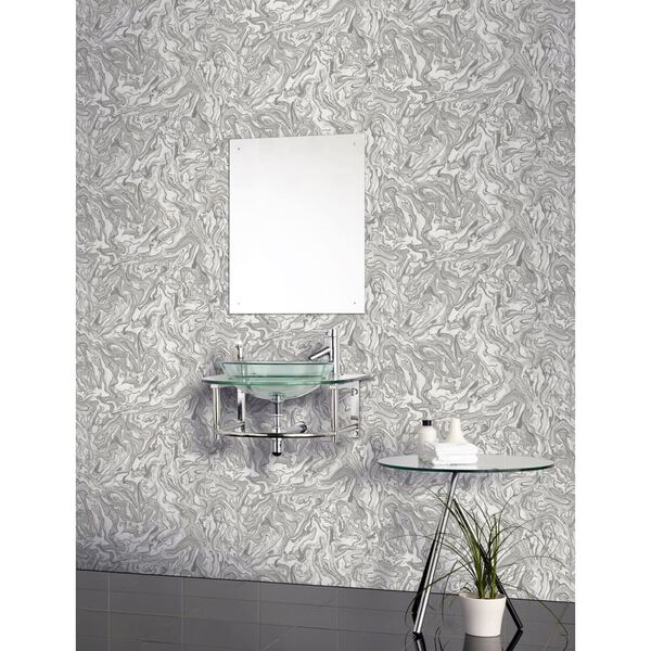 DUTCH WALLCOVERINGS Wallpaper Liquid Marble Grey