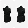 vidaXL Adjustable Dress Form Female Height Adjustable Black M Velvet