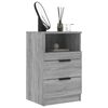 vidaXL Bedside Cabinets 2 pcs Grey Sonoma Engineered Wood