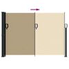 vidaXL Retractable Side Awning Beige 140x300 cm