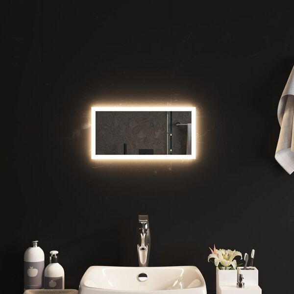 vidaXL LED Bathroom Mirror 20x40 cm