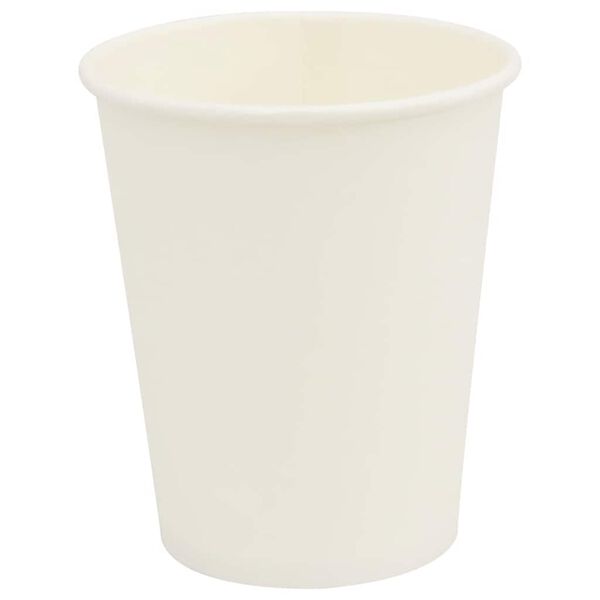 vidaXL Paper Coffee Cups with Lids 1000 pcs 8oz 200ml