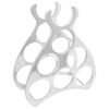 vidaXL Wine Rack Aluminium Silver