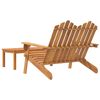 vidaXL 2 Piece Adirondack Garden Lounge Set Solid Wood Acacia