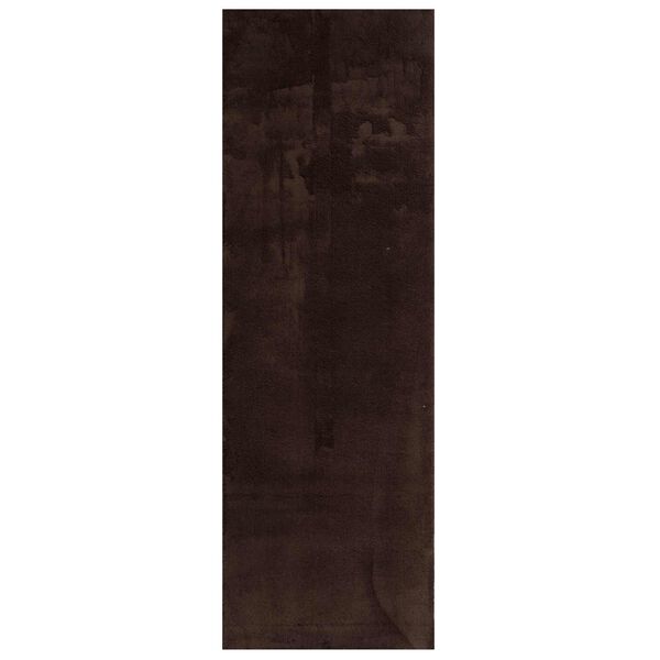 vidaXL Area Rugs Rectangular HUARTE Brown 250 x 80 cm Polyester