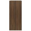 vidaXL Book Cabinet/Room Divider Brown Oak 40x30x72 cm