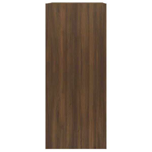 vidaXL Book Cabinet/Room Divider Brown Oak 40x30x72 cm