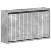 vidaXL Wall-Mounted Shoe Cabinet ZWOLLE 71 x 17 x 43 cm Concrete Grey