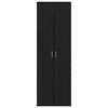 vidaXL Highboard Black oak 60 x 35 x 180 cm Engineered wood