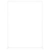 vidaXL Wedding Arch White 150 x 49.5 x 200 cm Steel