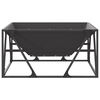 vidaXL Fire Pit Black 80 x 80 x 40 cm Steel