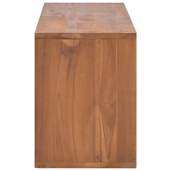 vidaXL TV Cabinet 90x30x40 cm Solid Teak Wood