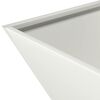 vidaXL Garden Planter 5 pcs White 40 x 40 x 15 cm Cold-rolled Steel