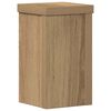 vidaXL Plant Stands 2 pcs Artisan Oak 10x10x18 cm Engineered Wood