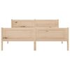 vidaXL Bed Frame without Mattress Solid Pinewood 140x200 cm