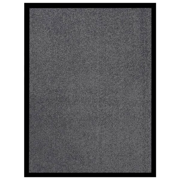 vidaXL Doormat Anthracite 40x60 cm