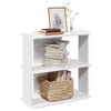 vidaXL Bookcase 3-Tier White 60x30x60 cm Engineered Wood