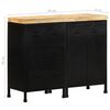 vidaXL Sideboard with 3 Drawers and 2 Doors Rough Mango Wood