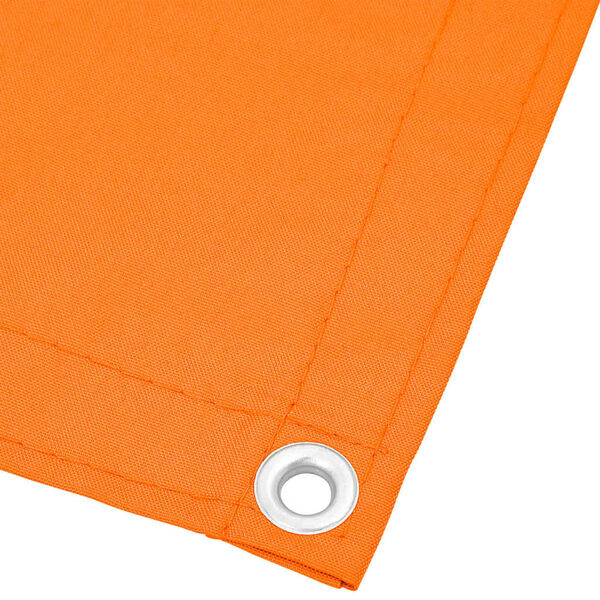 vidaXL Balcony Screen Orange 90x700 cm 100% Polyester Oxford