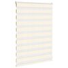 vidaXL Zebra Blind Marble Beige 115x100 cm Fabric Width 110.9 cm Polyester